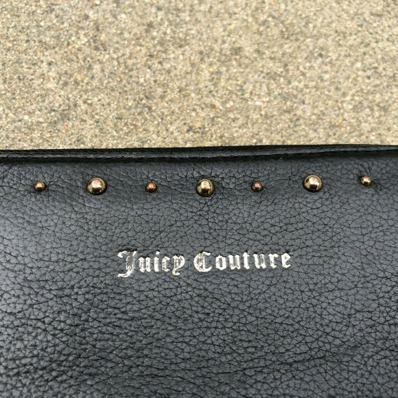 Juicy Couture Genuine Leather Clutch Wristlet Wall​​​​​​ - Picture 3 of 4